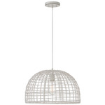 Reeve Pendant - White / White