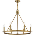 Marie Chandelier - Natural Brass