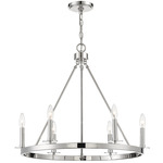 Marie Chandelier - Polished Nickel