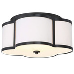 Nancy Ceiling Light - Bronze / White