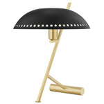 Landis Table Lamp - Aged Brass / Black