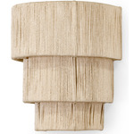 Everly Wall Sconce - Taupe / Natural Abaca