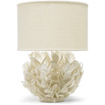 Coco Magnolia Table Lamp - Off White / Cream