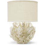 Coco Magnolia Table Lamp - Off White / Cream