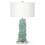 Seaglass Table Lamp - Glass / Ivory