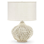 Point Dume Table Lamp - White / Cream
