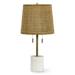 Winslow Table Lamp - Antique Brass / Natural