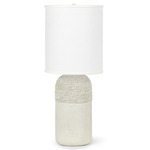 Gemma Table Lamp - White / White