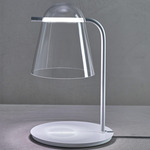Sino Table Lamp - Matte White / Crystal