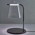 Sino Table Lamp - Black Chrome / Crystal