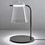 Sino Table Lamp - Black Chrome / Crystal