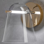 Sino Wall Sconce - Gold / Crystal