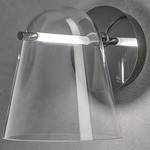 Sino Wall Sconce - Black Chrome / Crystal