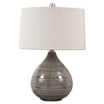 Batova Table Lamp - Smoke Grey / Beige