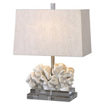 Coral Table Lamp - Ivory / Beige