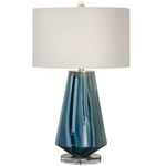 Pescara Table Lamp - Teal / Ivory