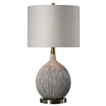 Hedera Table Lamp - Old Ivory/Aged Black / Light Beige