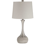 Niah Table Lamp - Brushed Nickel / Light Grey