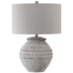 Montsant Table Lamp - Distressed Ivory / Off White