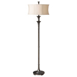 Brazoria Floor Lamp - Oil Rubbed Bronze / Champagne