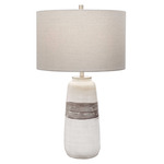 Comanche Table Lamp - Off White / Light Grey
