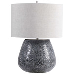 Pebbles Table Lamp - Metallic Grey / Light Grey
