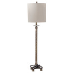 Parnell Buffet Lamp - Antique Brass / Beige
