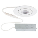 Lotos 2IN Round 3000K Adjustable Trim with Remote Driver - White / Frosted