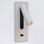 Fuse 3 Recessed Wall Sconce with USB Port - Matte White