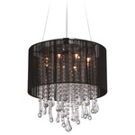 Beverly Drive Pendant - Stainless Steel / Black