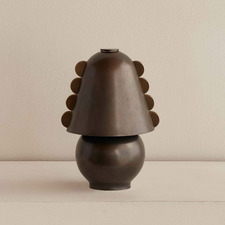 Brass Calla Portable Table Lamp