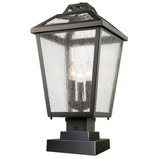 Bayland Outdoor Pier Light with Square Stepped Base