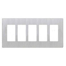 Claro Designer Style 5 Gang Wall Plate