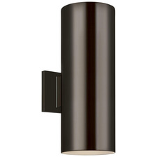 Cylinder Two Light Outdoor Wall Sconce