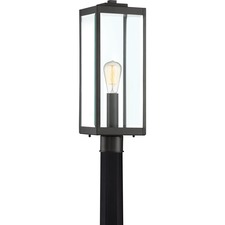 Westover Outdoor Post Light with Round Fitter