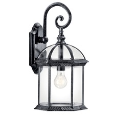 Barrie Outdoor Top Mount LED Scroll Wall Light