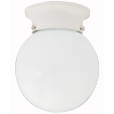 Globe Flush Ceiling Light Fixture