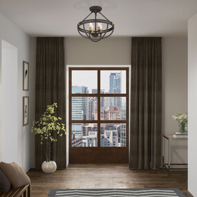 Sergeant Semi Flush Ceiling Light