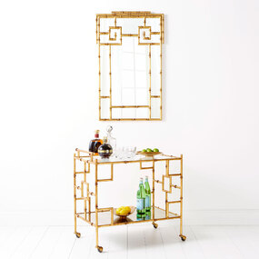 Bamboo Wall Mirror