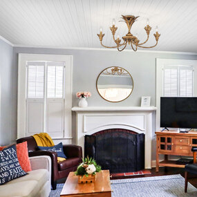 Lillianne Semi Flush Ceiling Light by Golden Lighting