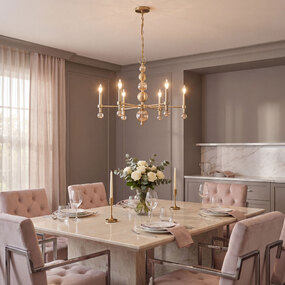 Crescent Chandelier by Savoy House