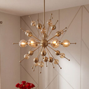 Crescent Starburst Chandelier