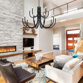Sorrento 2-Tier Chandelier by Savoy House