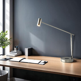 Turrell Desk Lamp with Wireless Charging