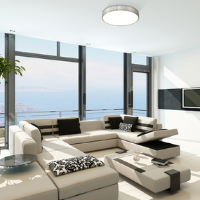 Madison Color-Select Ceiling Flush Light by Z-Lite