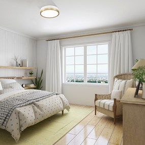 Algar Color-Select Ceiling Flush Light by Z-Lite