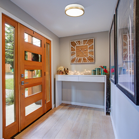 Algar Color-Select Ceiling Flush Light by Z-Lite