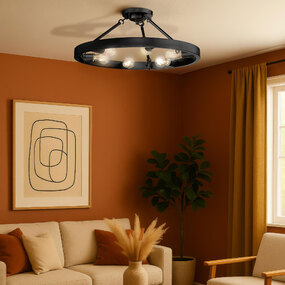 Castile Semi Flush Ceiling Light
