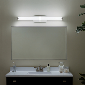 Flat Linear Bathroom Vanity Light