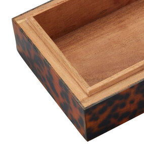 Faux Tortoise Box Set of 2